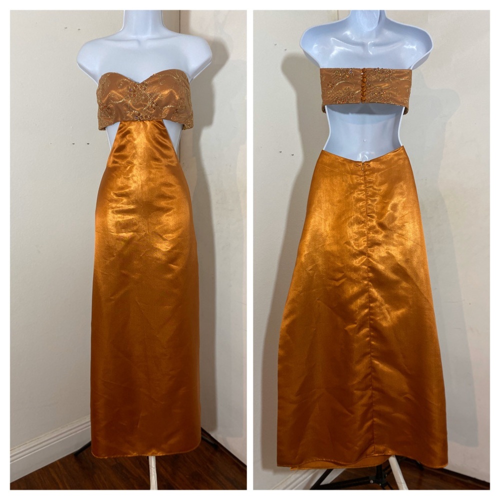 Prom Party Women Maxi Dress Metallic